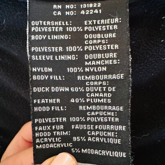 Nordstrom S13 Camo Puffer Kids Jacket Removable fur hood. - Picture 4 of 4